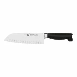 Best deal 😀 ZWILLING TWIN Four Star II 7-inch, Hollow Edge Santoku Knife 🔥