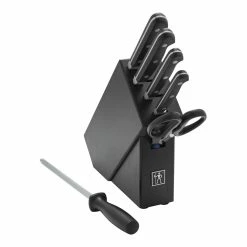 New π― Henckels Classic 7-pc, Knife block set, black matte π