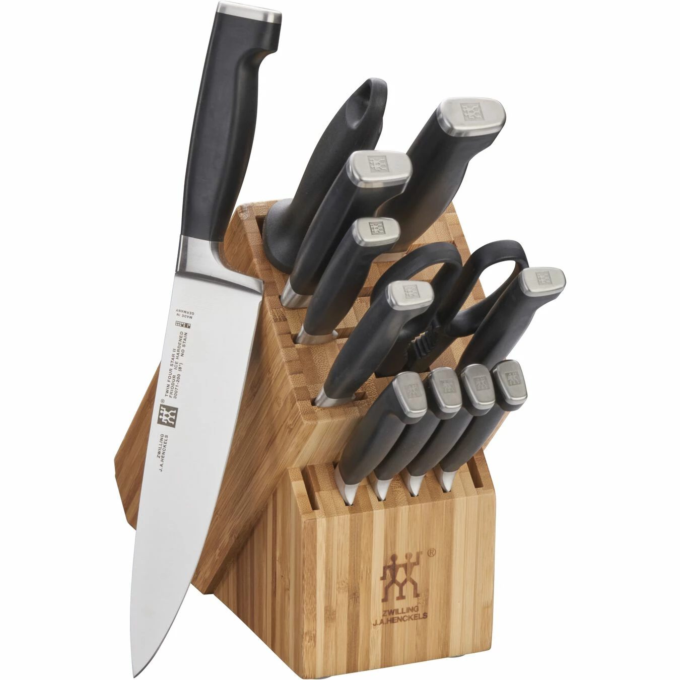 Top 10 π ZWILLING TWIN Four Star II 13-pc, Knife block set, natural π - Image 2