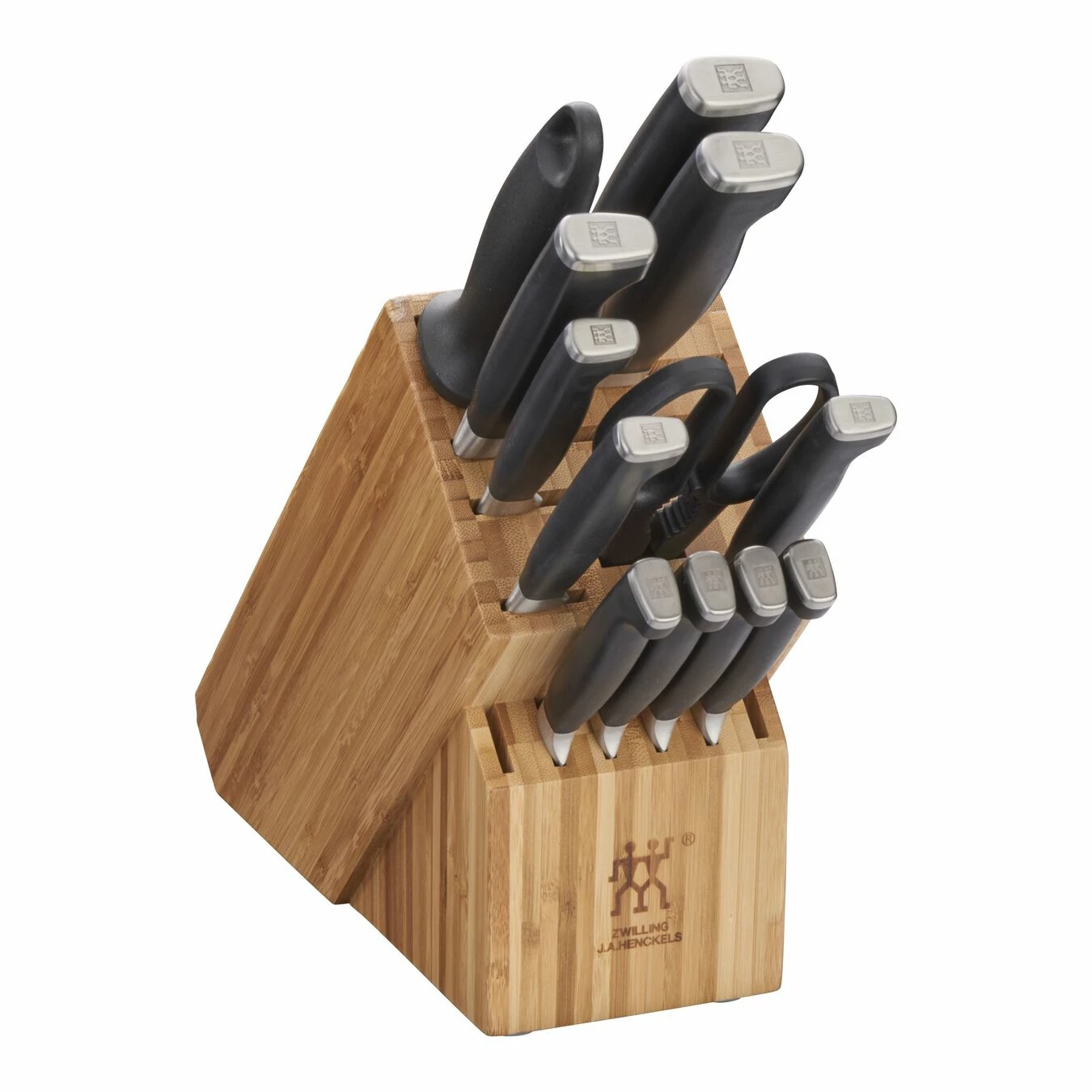 Top 10 π ZWILLING TWIN Four Star II 13-pc, Knife block set, natural π