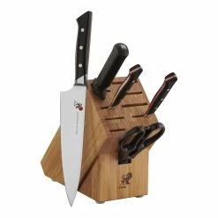Flash Sale 😍 MIYABI Red Morimoto Edition 6-pc, Knife block set ⭐