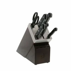 Discount 😍 ZWILLING Gourmet 7-pc, Knife block set, brown 🎁
