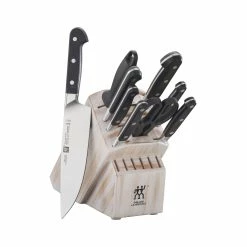 Coupon 🎁 ZWILLING Pro 10-pc, Knife block set, rustic white 😀