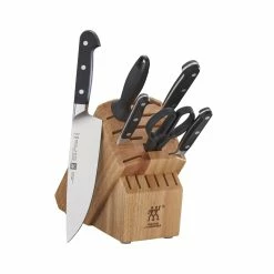 Best Pirce 🌟 ZWILLING Pro 7-pc, Knife block set, natural 🎁