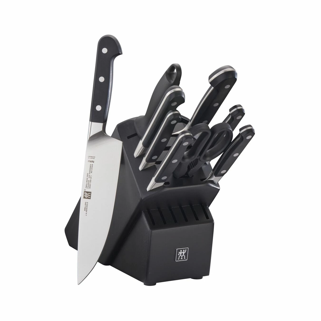 Brand new 𧨠ZWILLING Pro 10-pc, Knife block set, black matte π