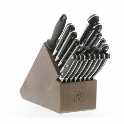 Coupon 💯 ZWILLING Pro 20-pc, Knife block set, brown 🧨