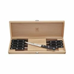 Coupon 😉 ZWILLING TWIN Gourmet 8-pc, Steak Knife Set with Wood Presentation Case 🛒